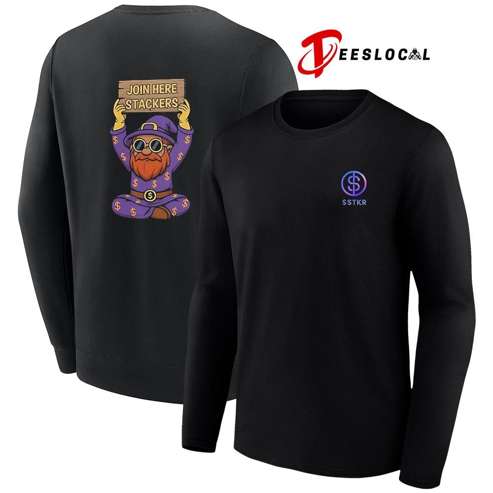 SSTKS join here Stackers cartoon art shirt