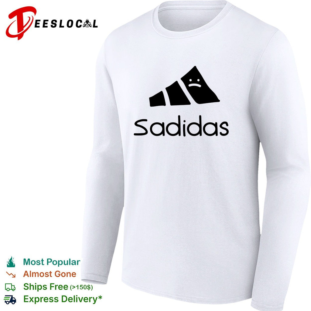 Sadidas parody logo shirt