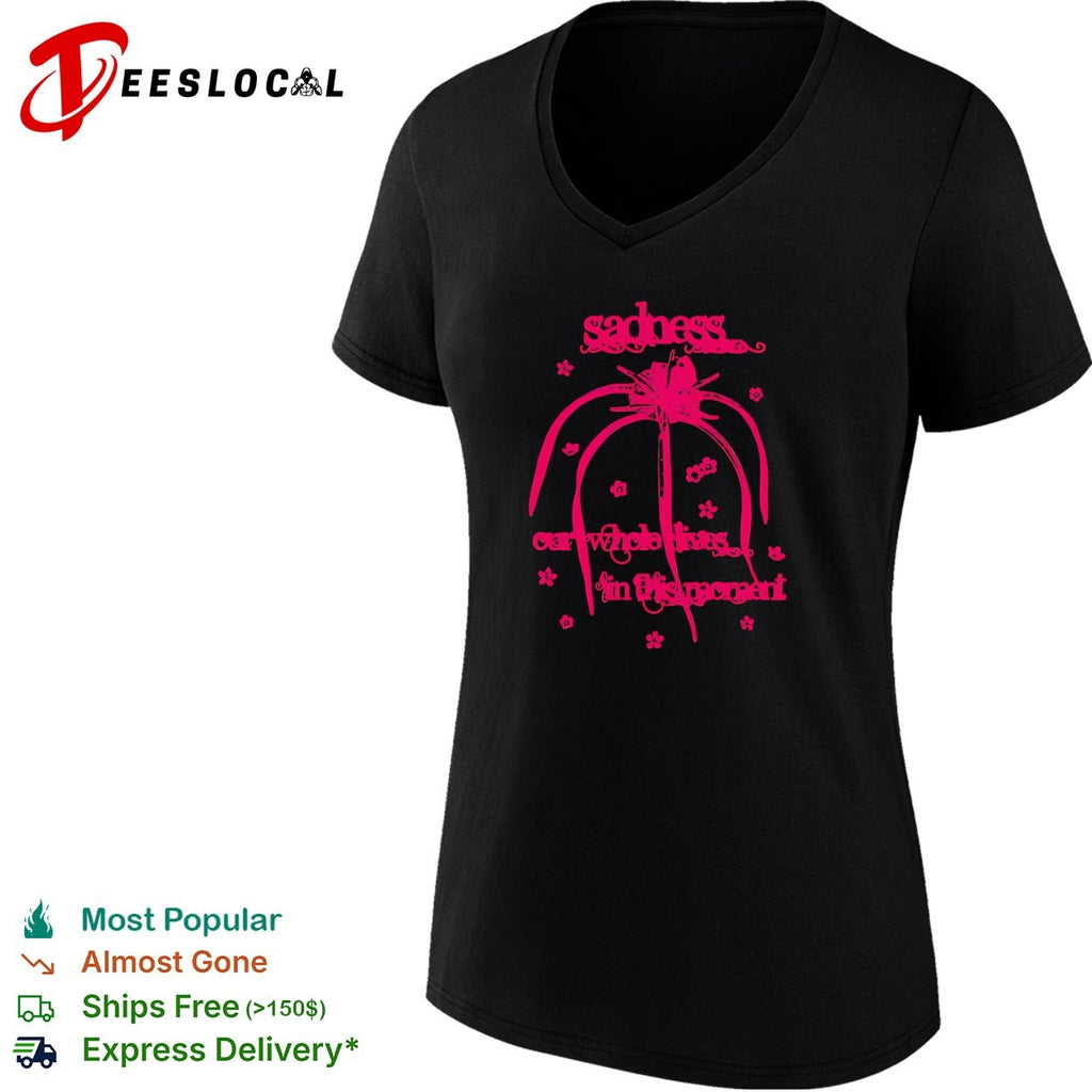 Sadness our whole lives in this moment flower spider lily shirt
