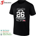 San Antonio Spurs 2025 2026 Western Conference Champions 26 Autographs Team shirt