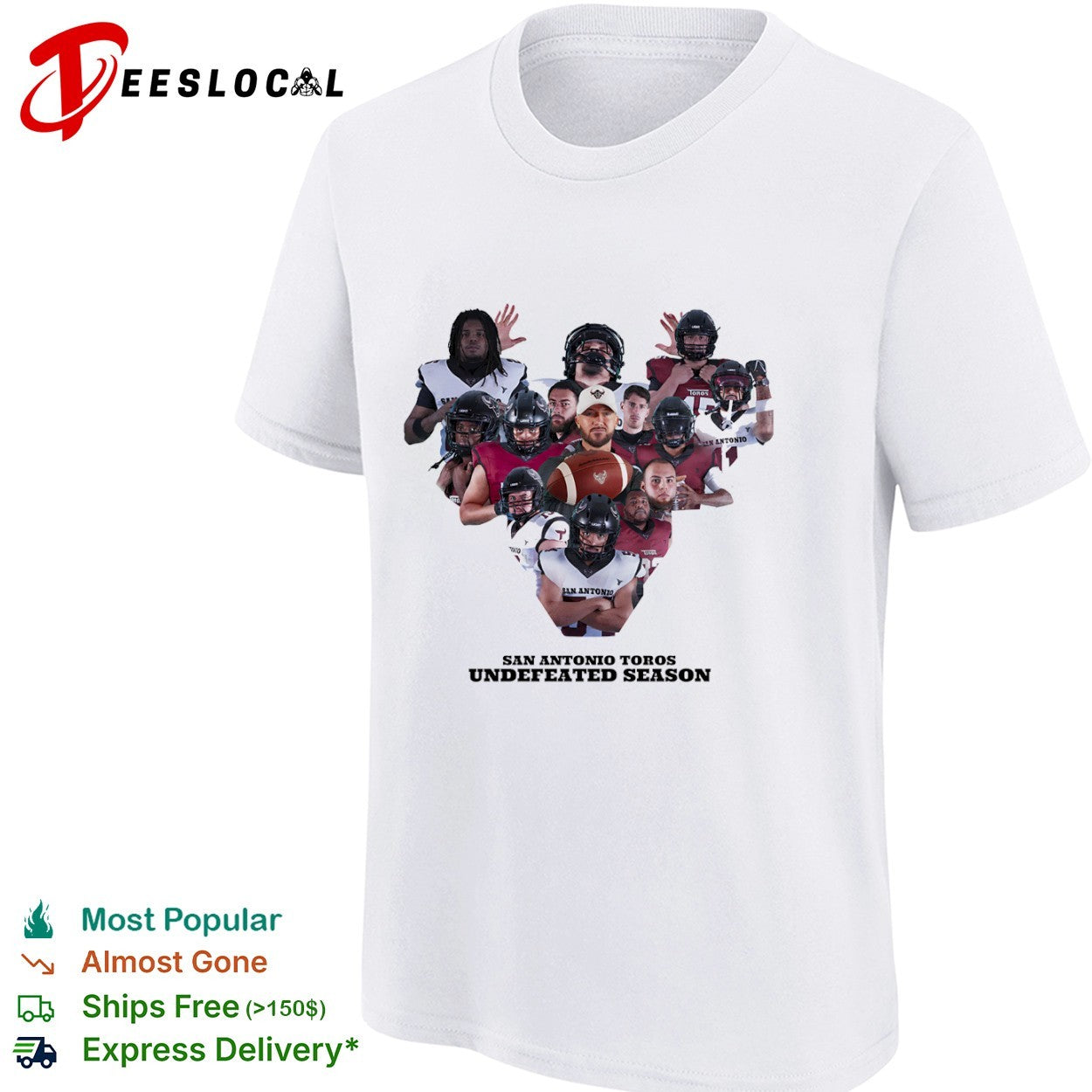 San Antonio Toros Undefeated Season shirt