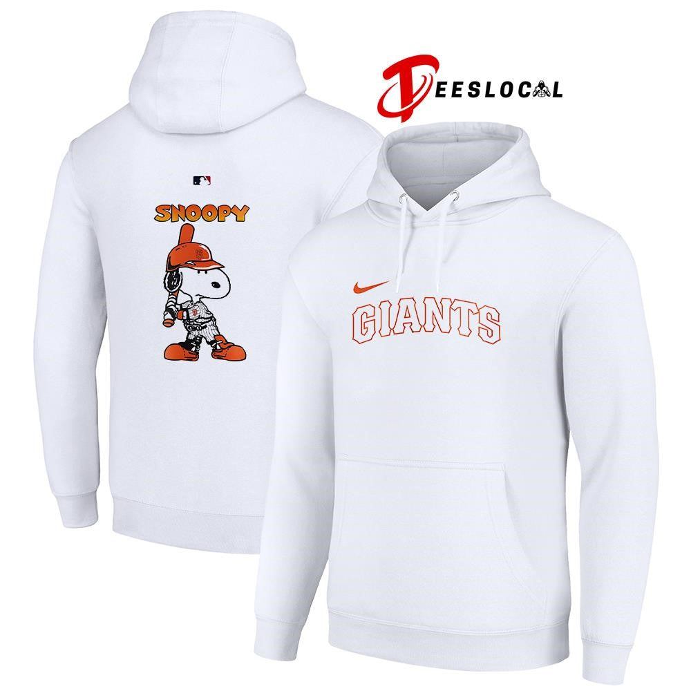 San Francisco Giants 75th anniversary of Peanuts shirt