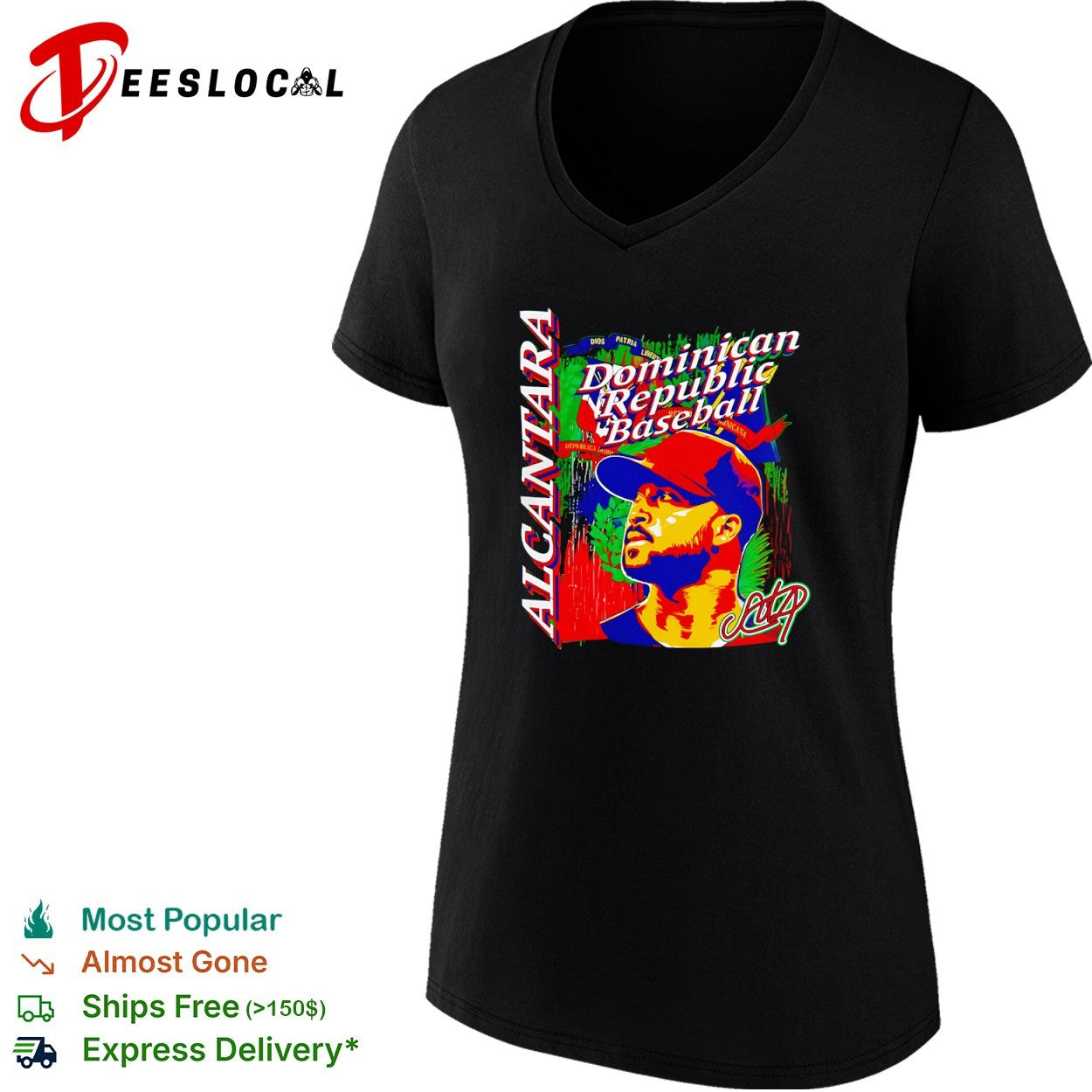 Sandy Alcantara Dominican Republic Baseball Alcantara Dios Patria Libertad shirt