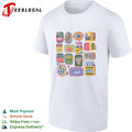 Sardines collection various canned fish designs shirt