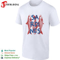 Sardines red fish typography shirt