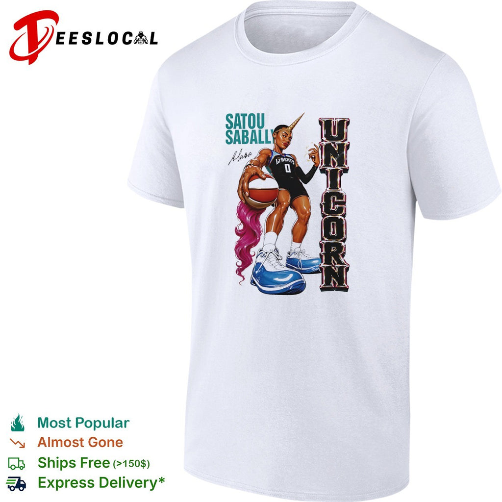 Satou Sabally New York Liberty WNBA Unicorn basketball player shirt