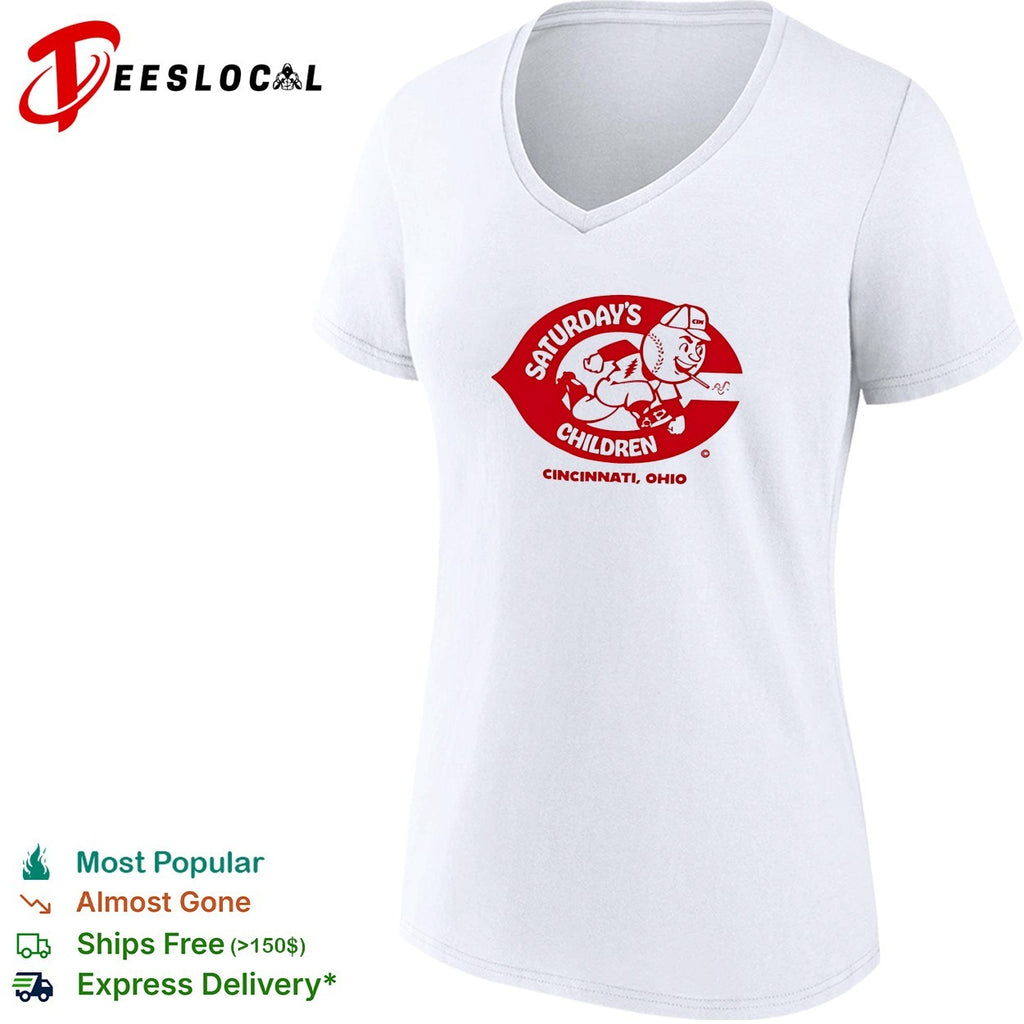 Saturday’s Children Cincinnati Ohio baseball player shirt