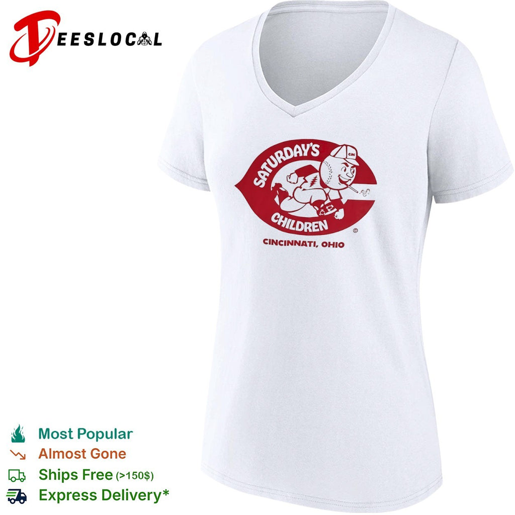 Saturday’s Children Cincinnati Reds Mr Redlegs x Grateful Dead Logo shirt