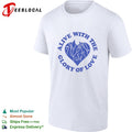 Say Anything alive with the glory of love badge shirt