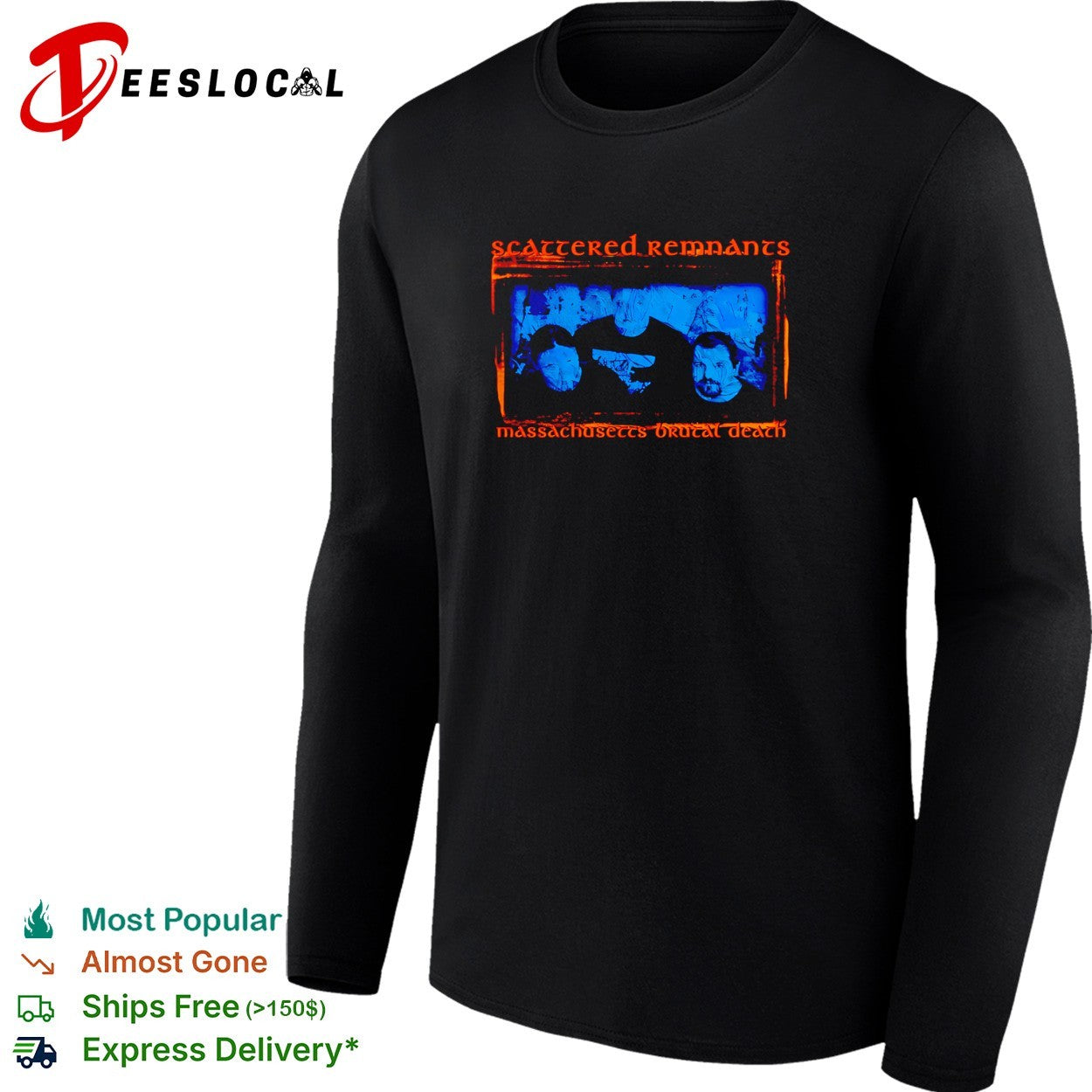 Scattered Remnants Massachusetts brutal death metal band photo shirt