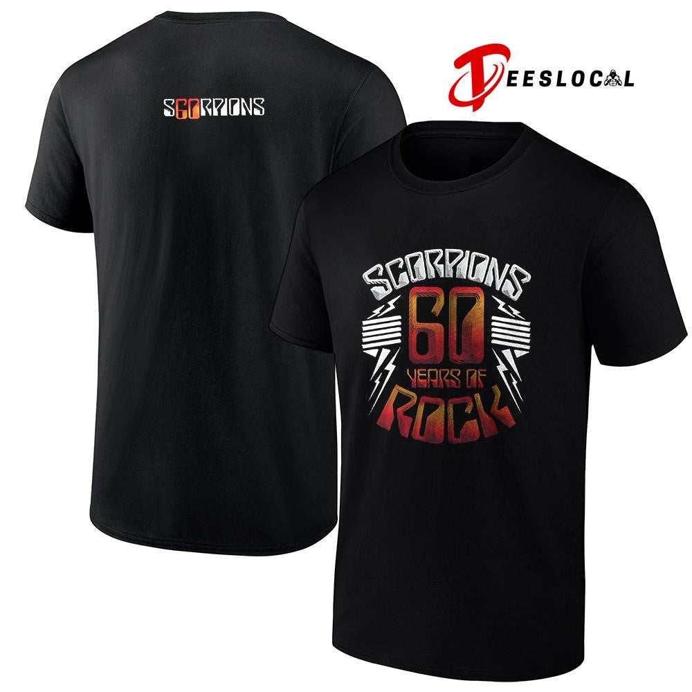 Scorpions 60 years of Rock scorpions Rock Zone shirt