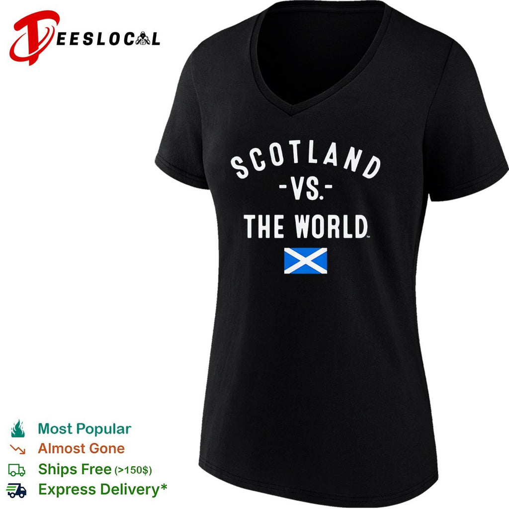 Scotland vs the World Flag Patriotic National Pride Shirt