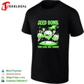 Seed bomb your local golf course eco protest shirt