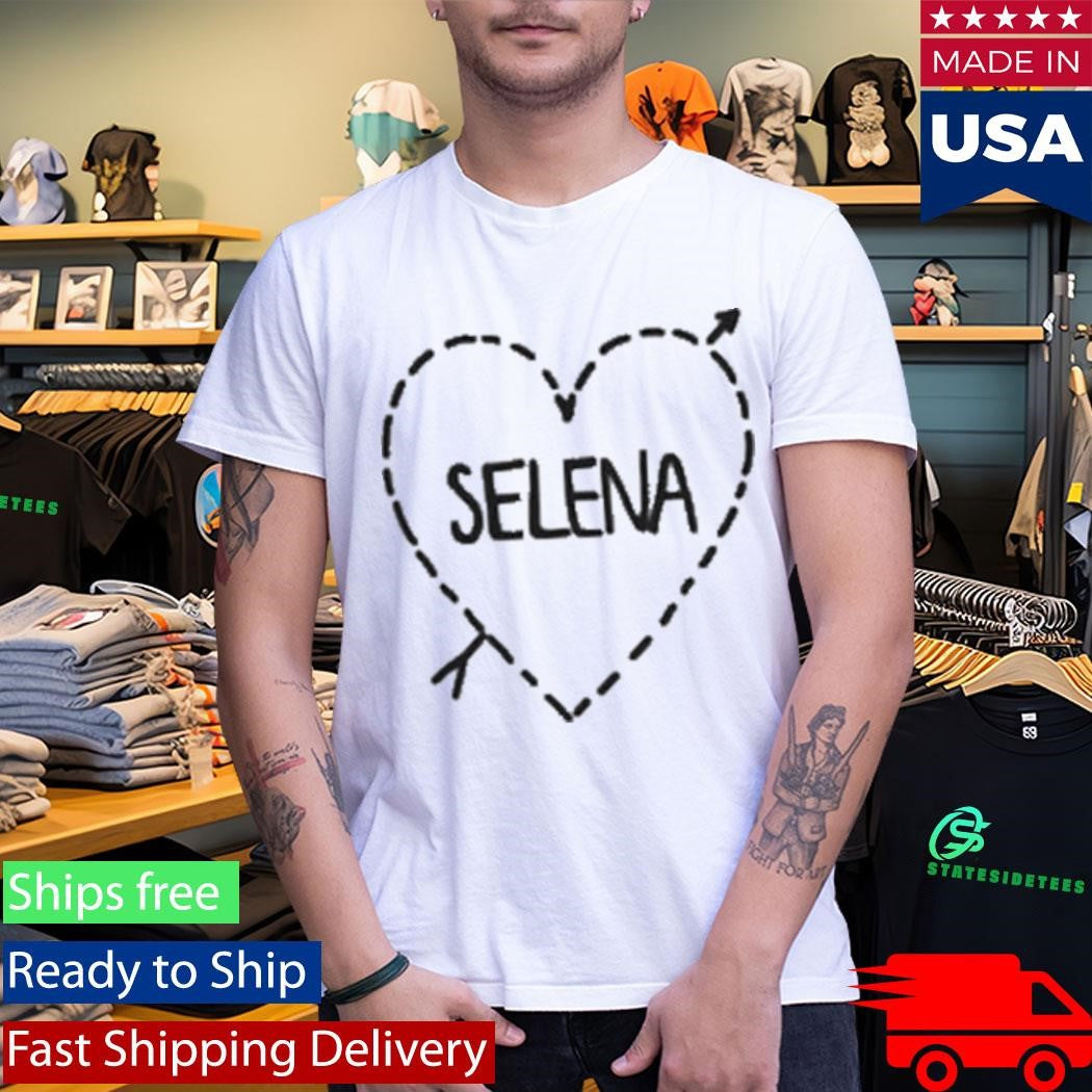Selena Gomez Pierced Heart Selena Shirt