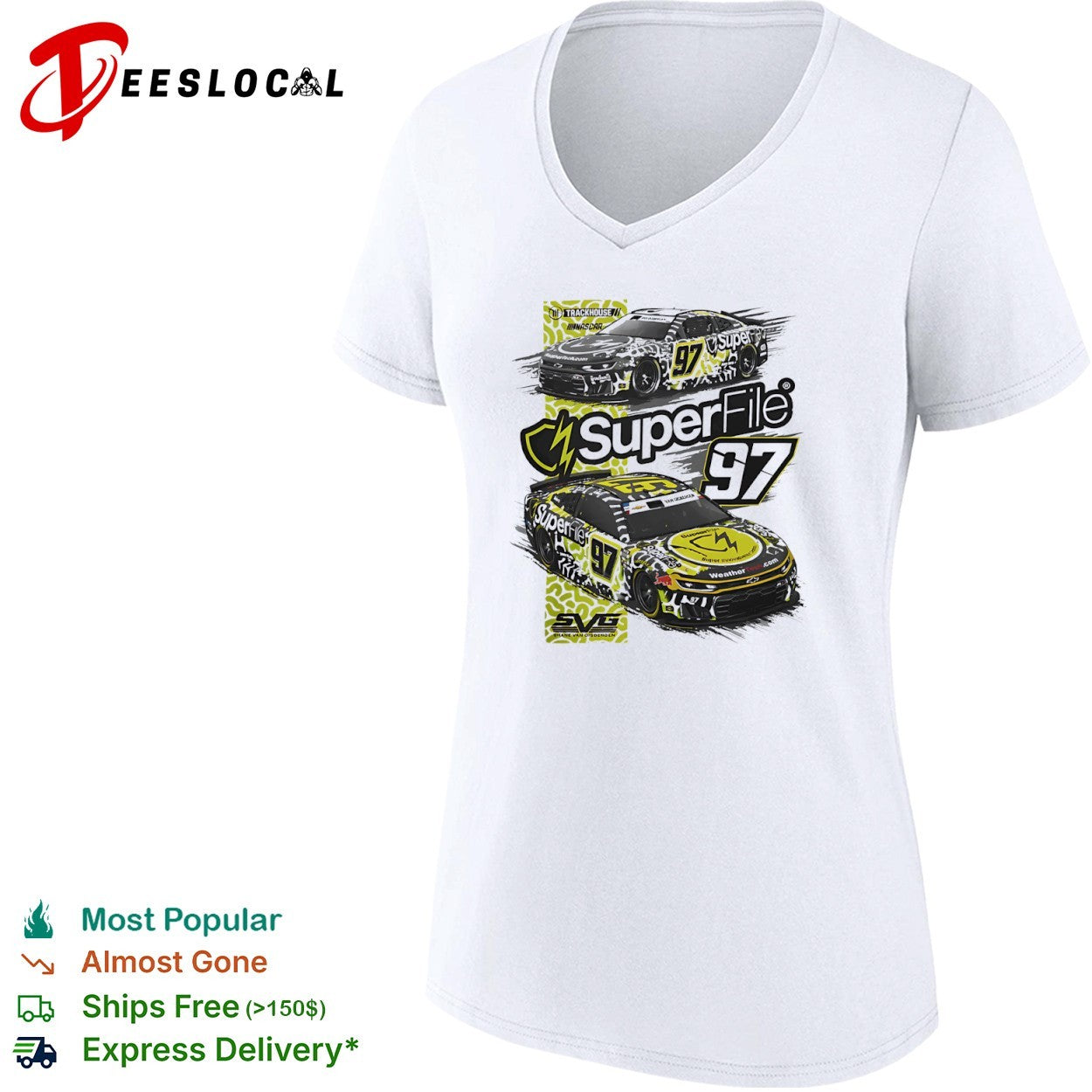 Shane van Gisbergen 97 SuperFile x Lefty Out There shirt