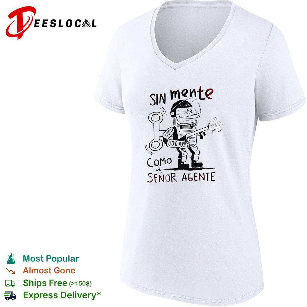 Sin mente como el señor agente riot police soldier shirt