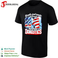 Single and ready to drink 24 ice cold domestics flag shirt