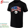 Sixers Philadelphia 76ers NBA American Flag shirt