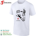 Skeleton pointing gun killing the bad part of oneself Washyou Worldwide shirt