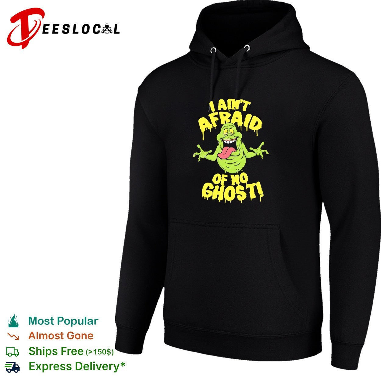 Slimer I ain’t afraid of no ghost Ghostbusters shirt