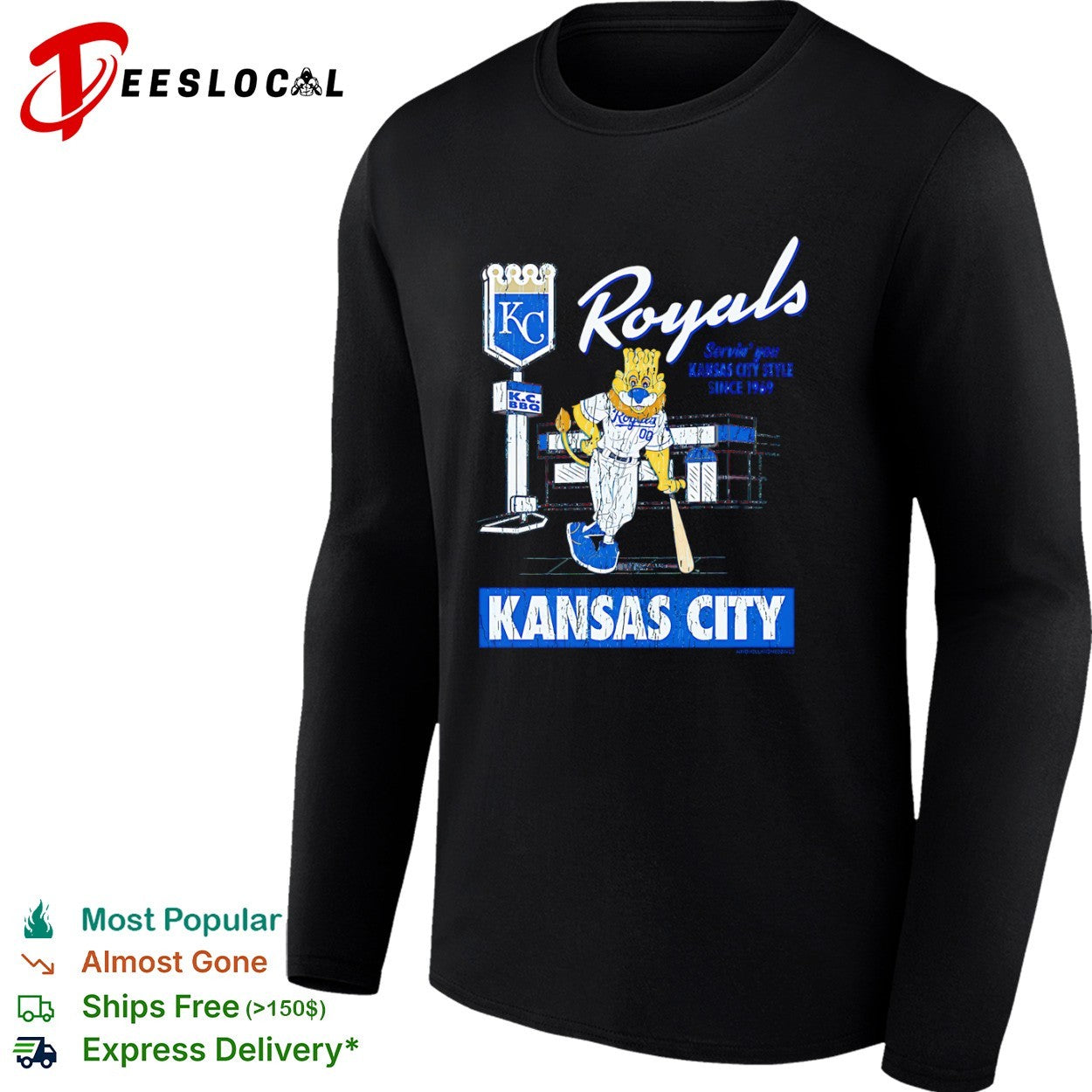 Sluggerrr Kansas City Royals MLB Servin you Kansas City style since 1969 shirt