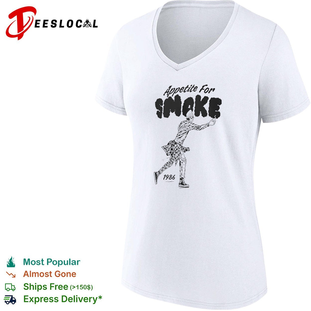 Smoking man appetite for smoke 1986 shirt