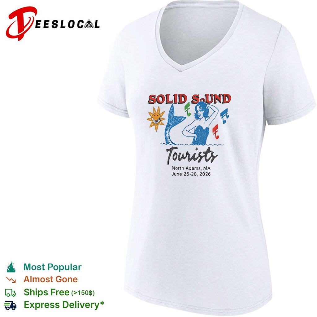 Solid Sound festival 2026 Tourists North Adams mermaid shirt