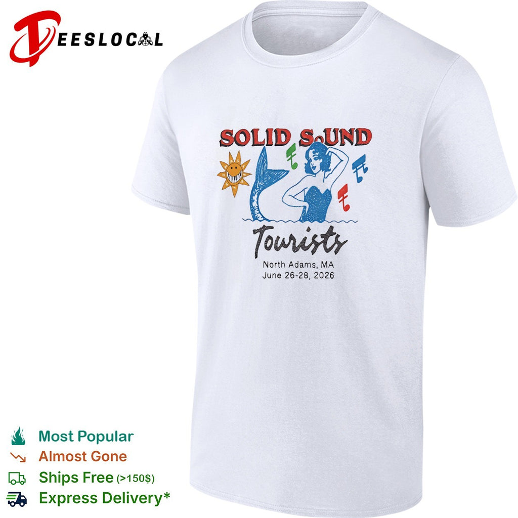 Solid Sound festival 2026 Tourists North Adams mermaid shirt