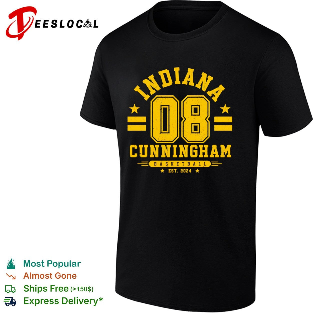 Sophie Cunningham 08 Indiana Fever Basketball Est 2024 shirt