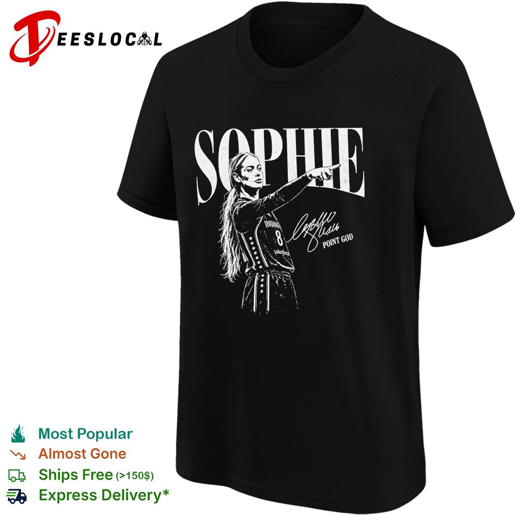 Sophie Cunningham Indiana Fever WNBA Point God SOPHIE Indiana 8 Salesforce shirt