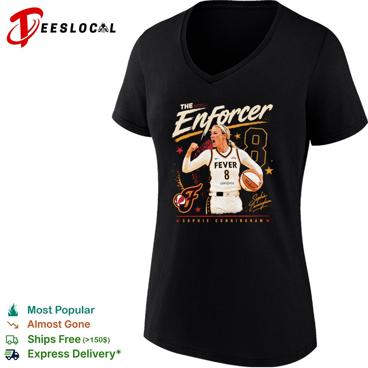 Sophie Cunningham Indiana Fever WNBA The Enforcer 8 Sophie Cunningham shirt