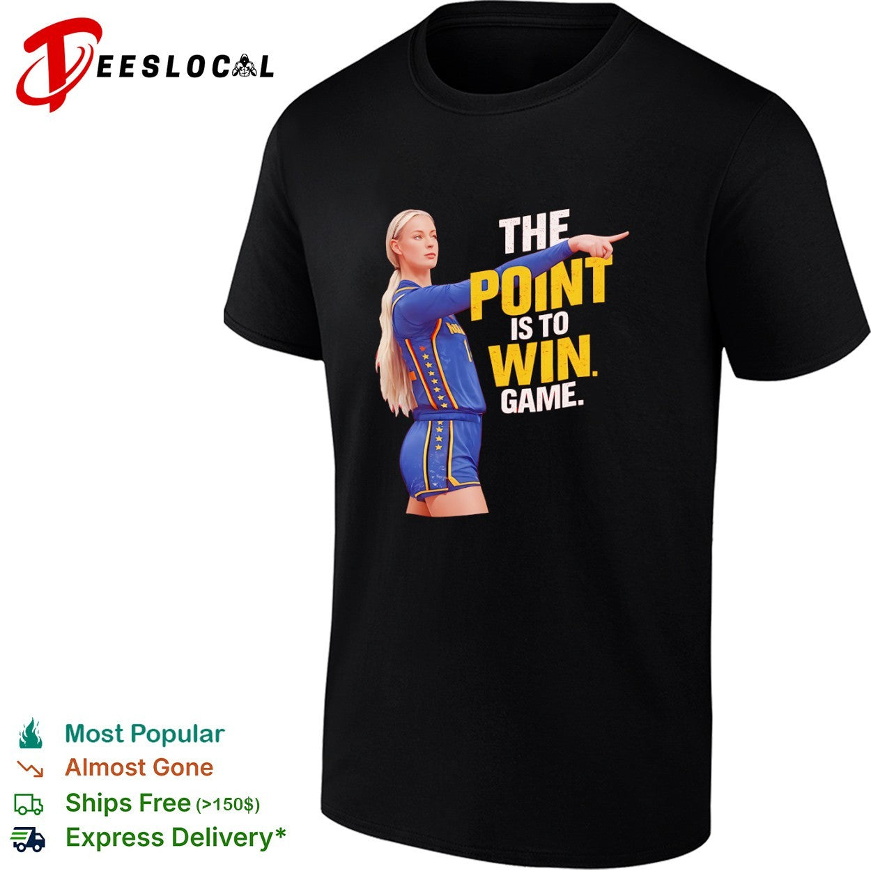 Sophie Cunningham Indiana Fever WNBA the point is to win game shirt