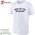 Soul of the Seventies arch text shirt