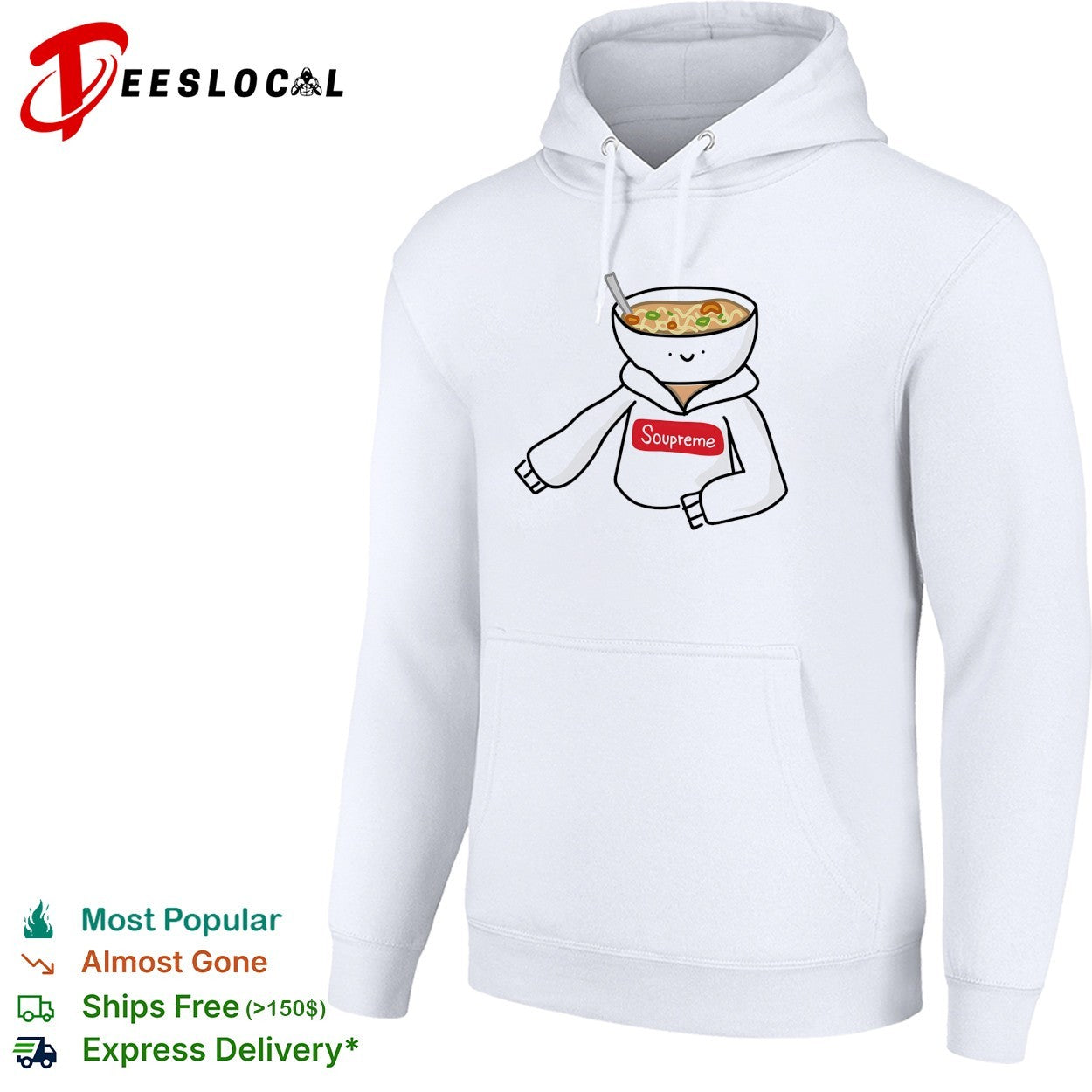 Soupreme ramen noodle soup bowl shirt