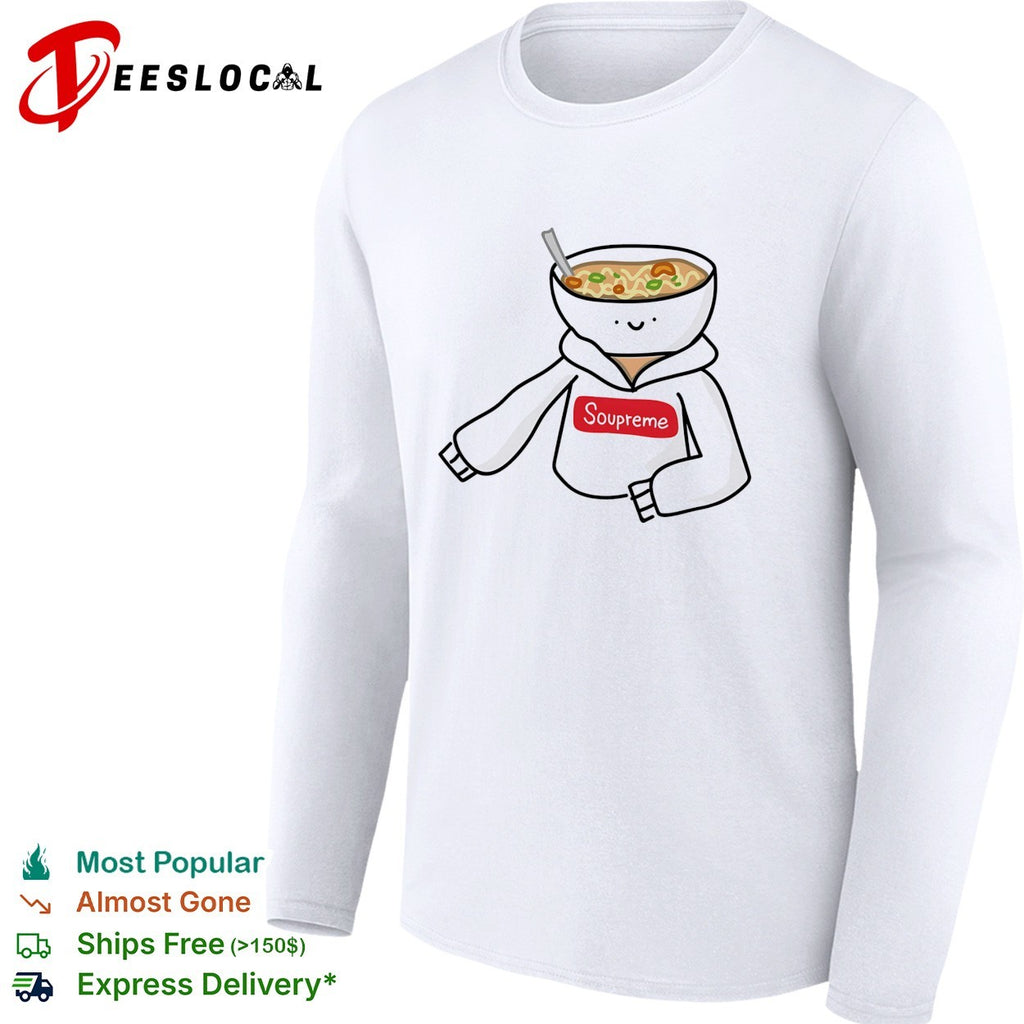 Soupreme ramen noodle soup bowl shirt