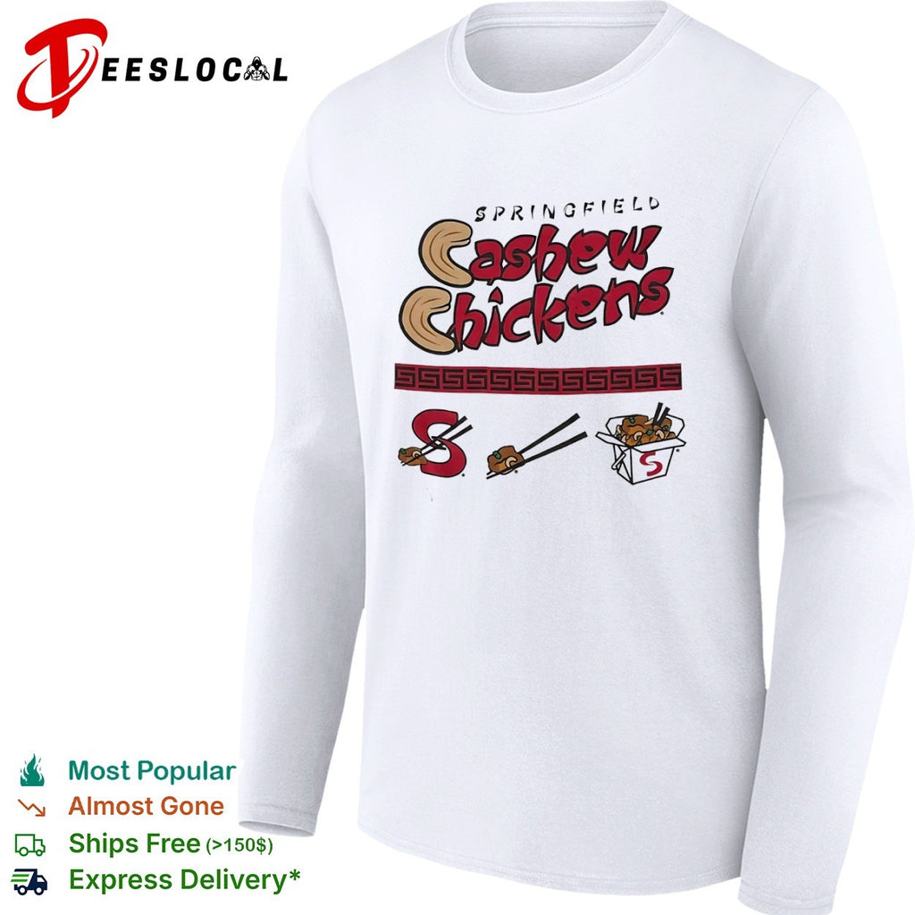 Springfield Cashew Chickens S Logo Chopsticks Takeout Box Food shirt