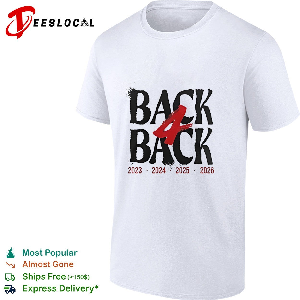 Stade Toulousain Back 4 Back 2023 2024 2025 2026 Rugby Championship Logo shirt