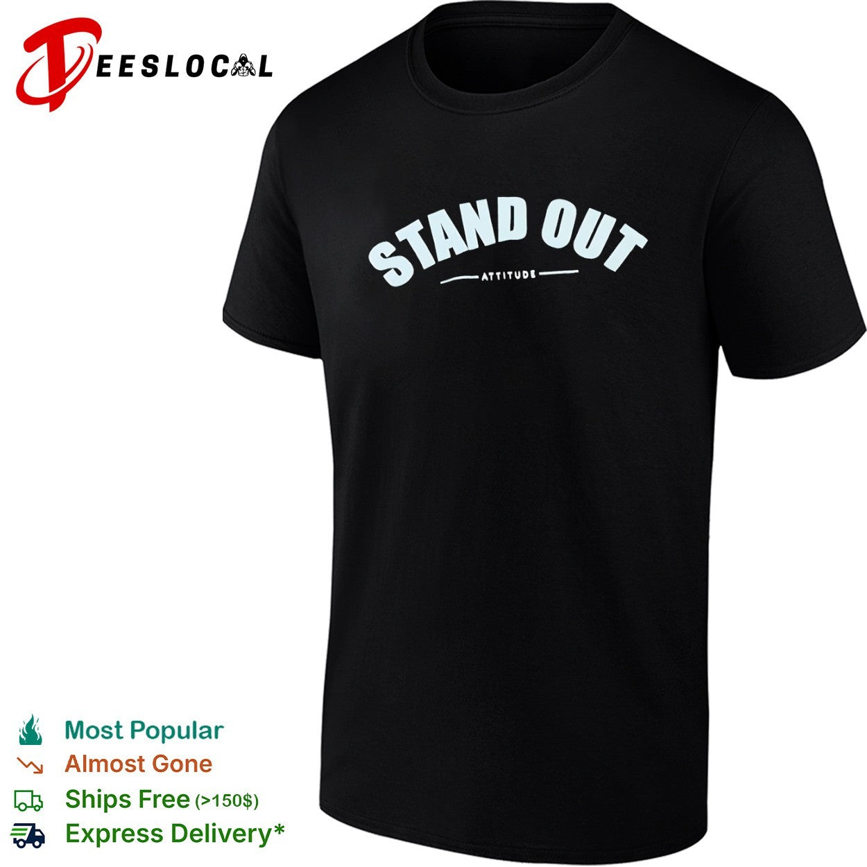 Stand out attitude minimal shirt