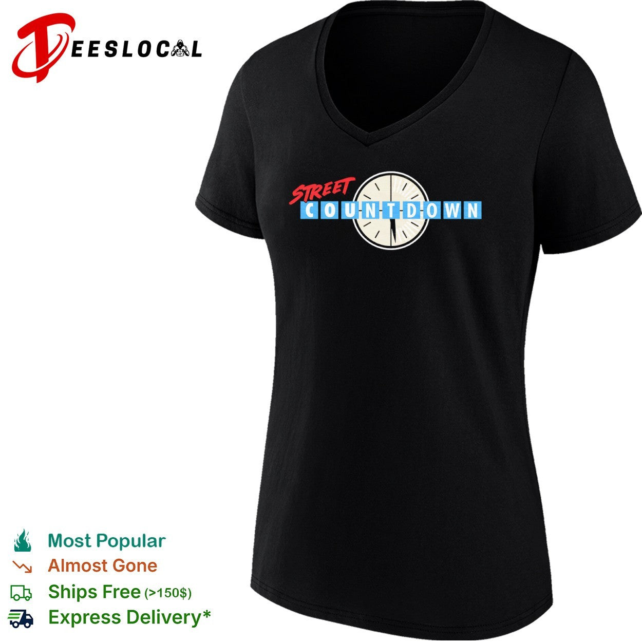 Street Countdown Clock TV shirt