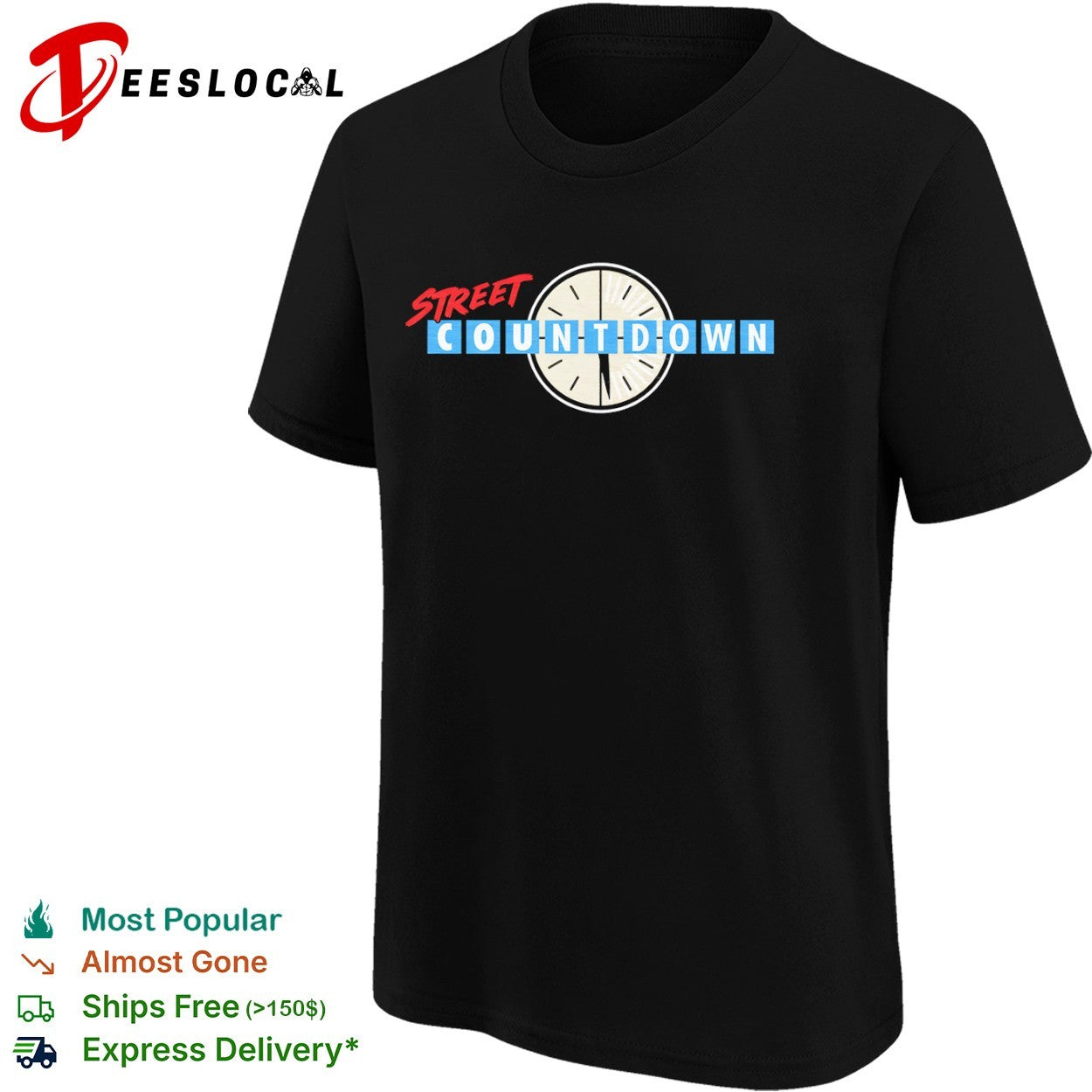 Street Countdown Clock TV shirt