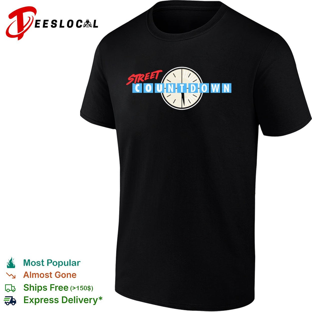 Street Countdown Clock TV shirt