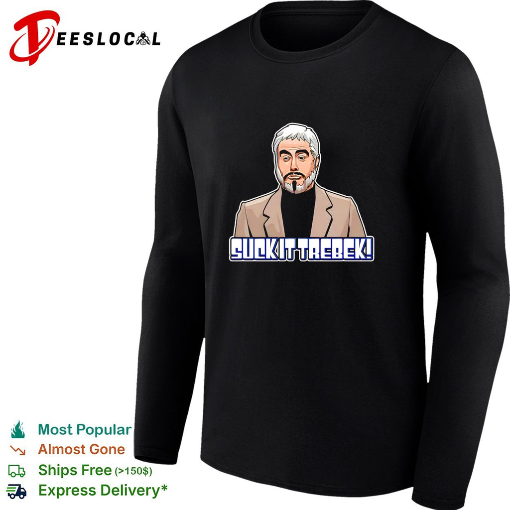 Suck it Trebek SNL Celebrity Jeopardy parody shirt