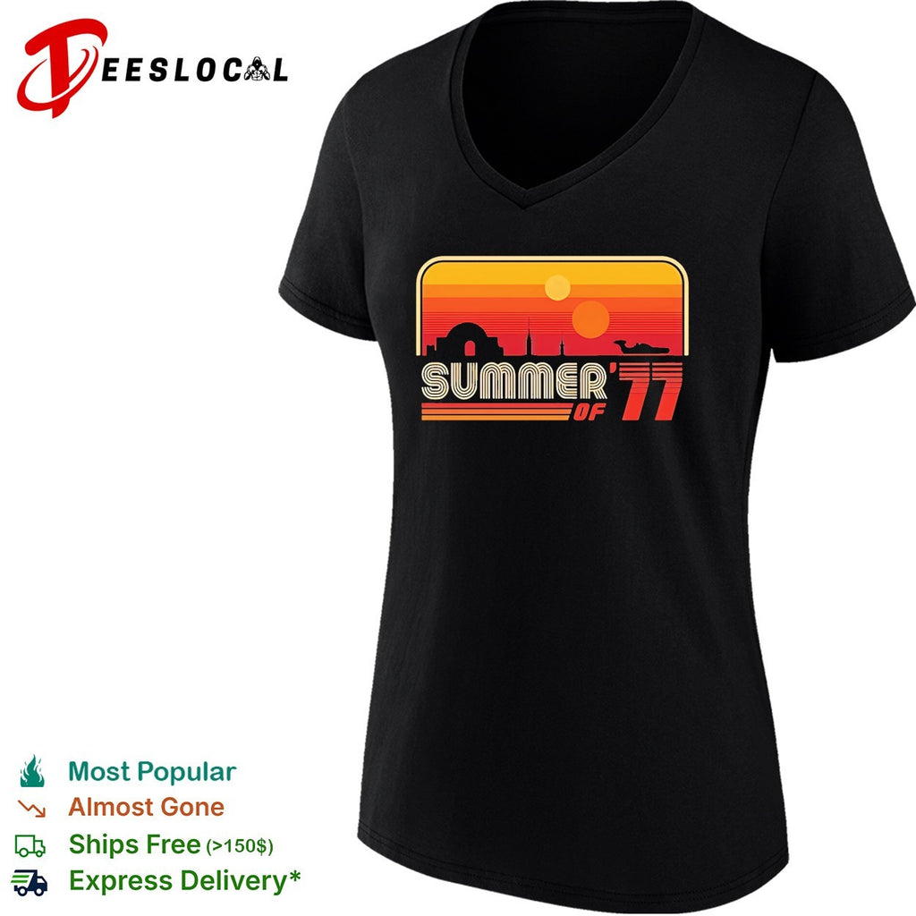 Summer of ’77 retro sunset vintage shirt