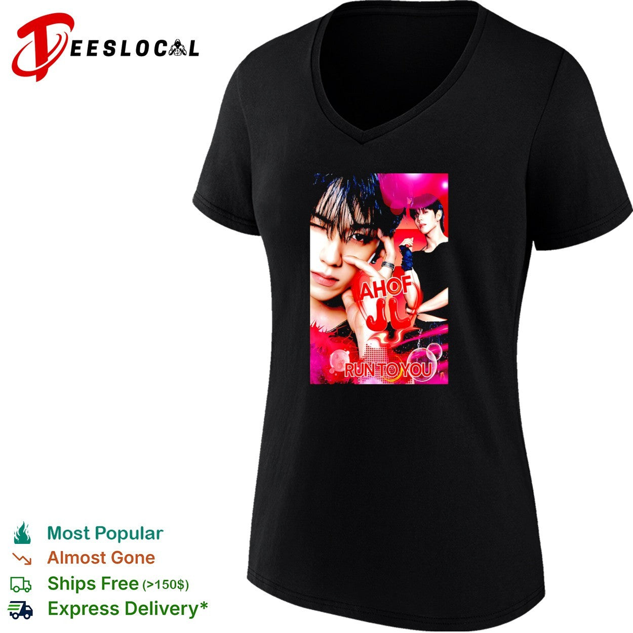 Sunoo and Jake Enhypen Ahof Jl Run To You Kpop shirt
