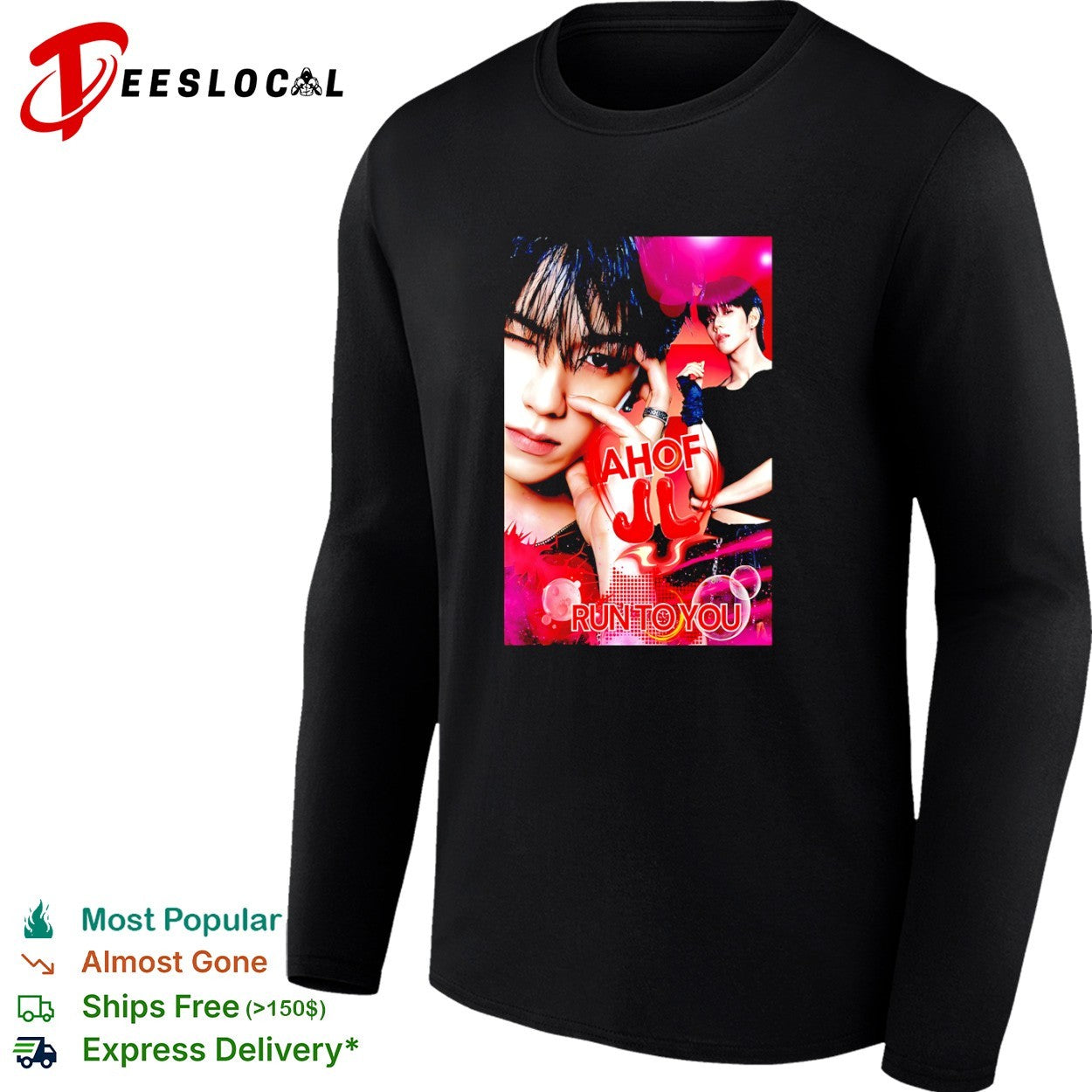 Sunoo and Jake Enhypen Ahof Jl Run To You Kpop shirt