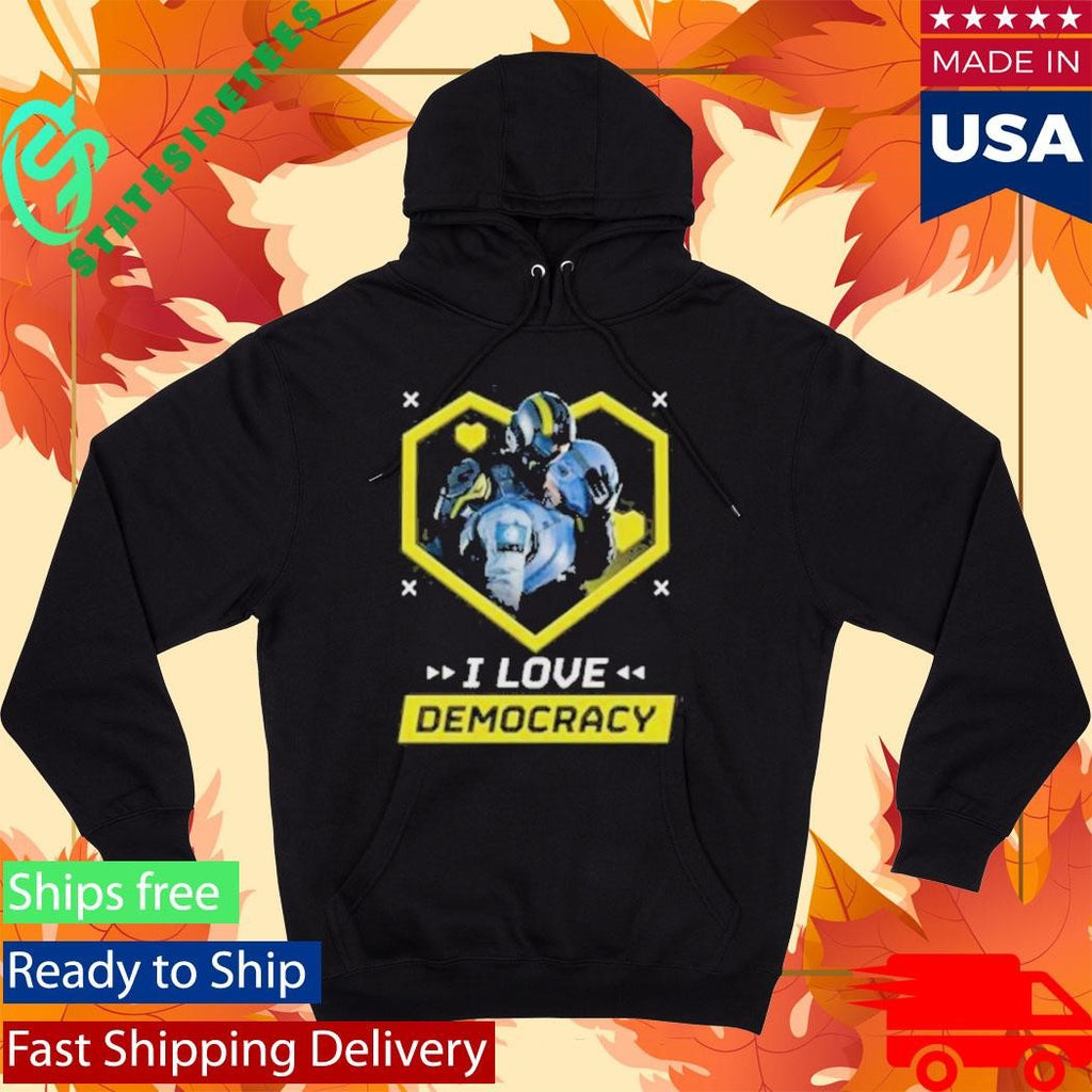 Super Earth Salute S.E.S I Love Democracy T-Shirt