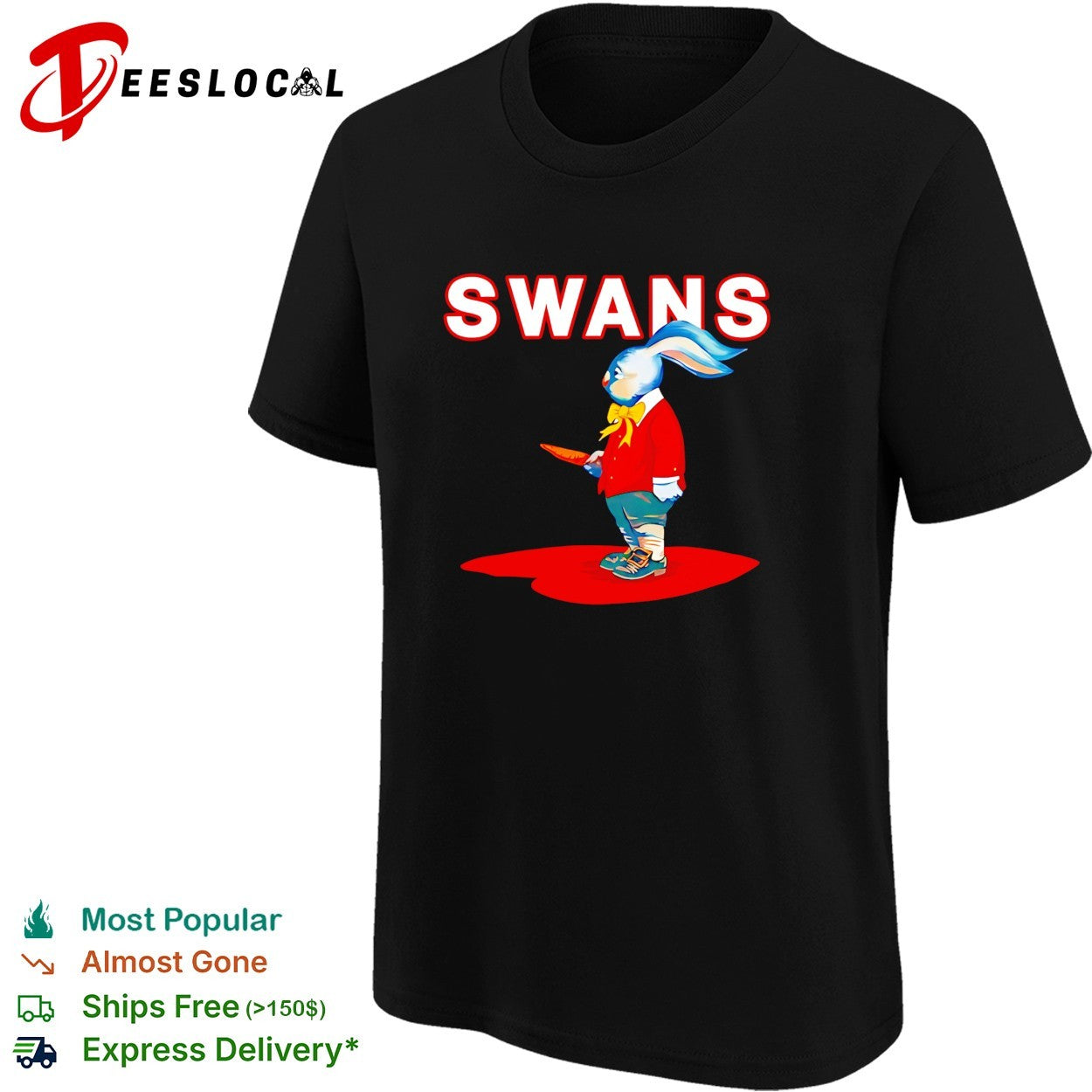 Swans Rabbit with Carrot Michael Gira shirt