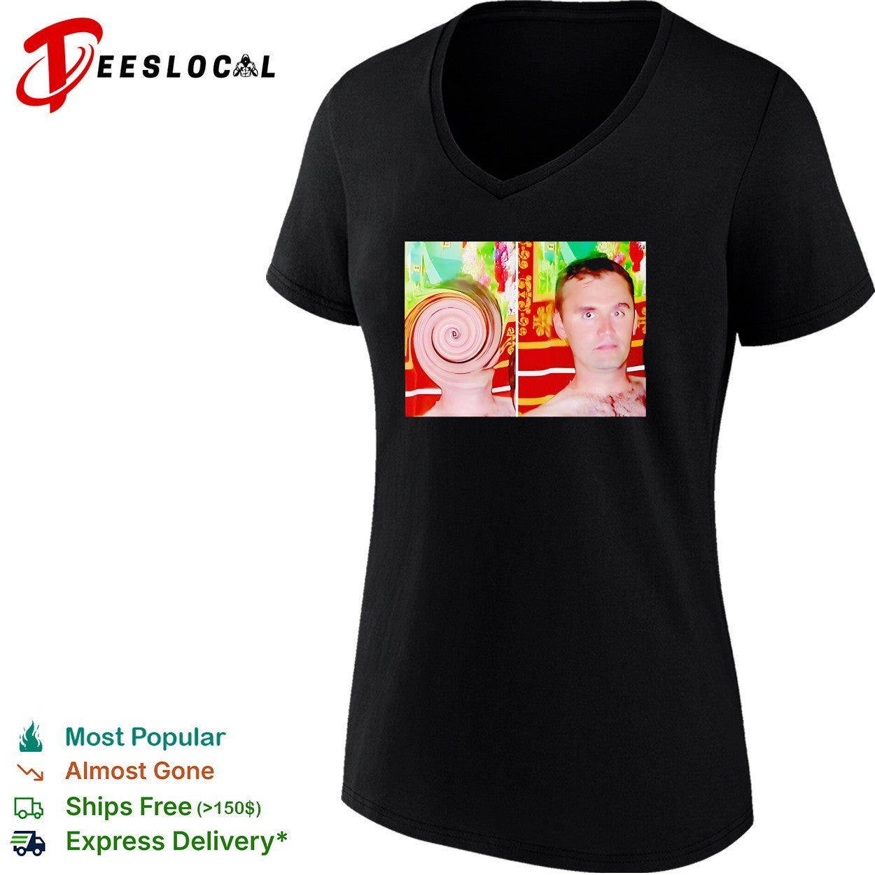 Swirly Kirk Charlie Robocough Kirkification Meme shirt