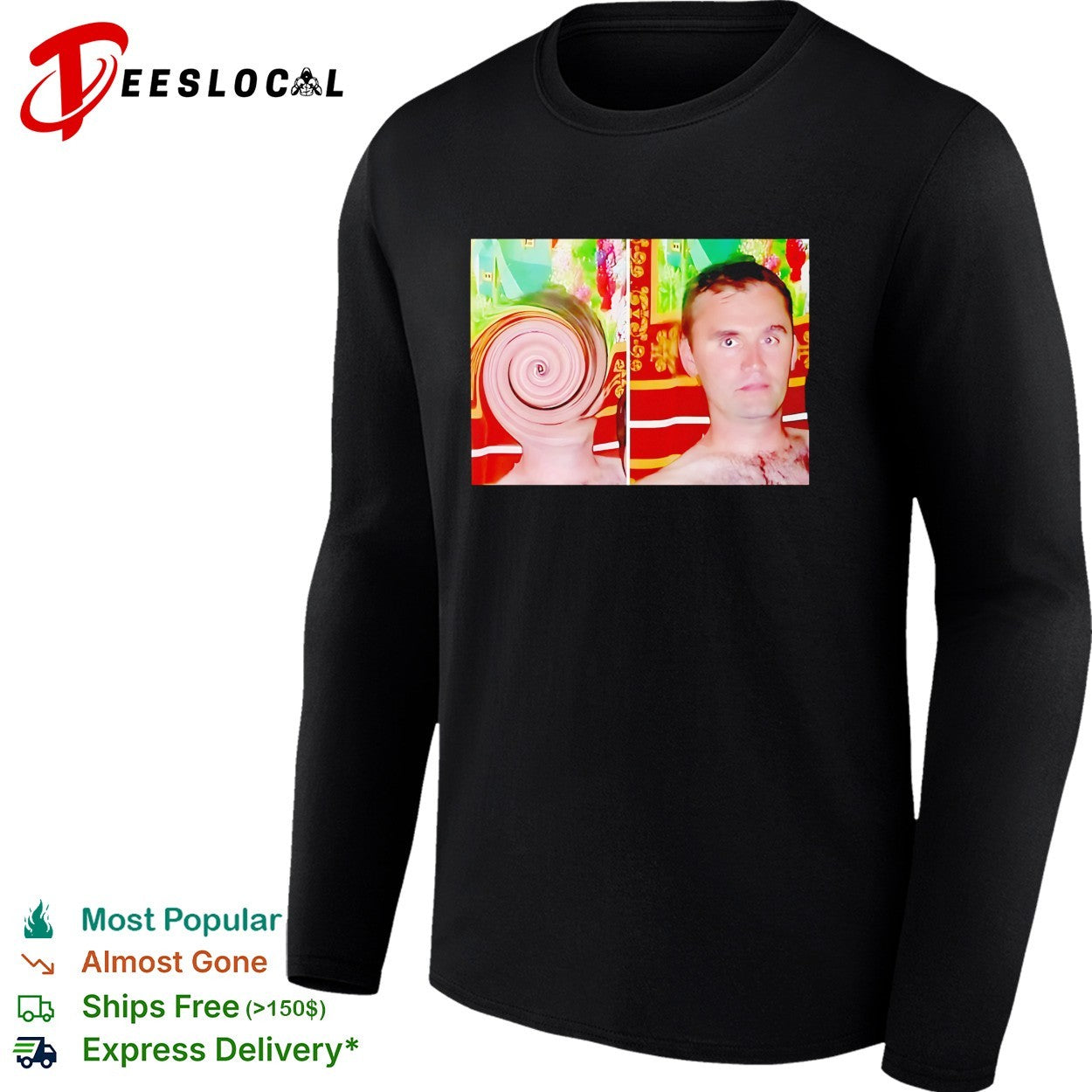 Swirly Kirk Charlie Robocough Kirkification Meme shirt