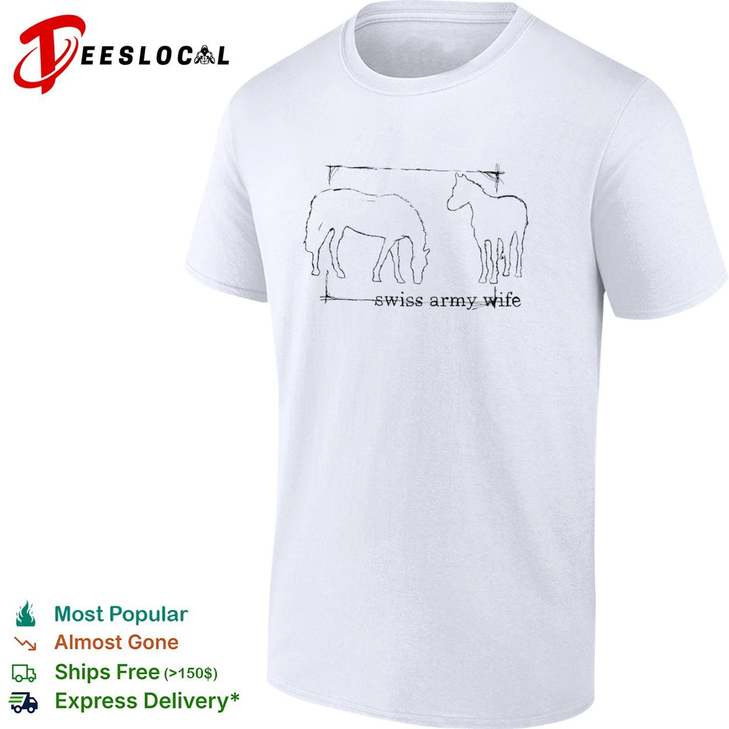 Swiss Army Wife horses shirt